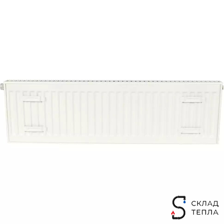 Радиатор стальной KERMI FTV 12 - высота 300 мм, длина 900 мм с нижним подключением. Вид 4.