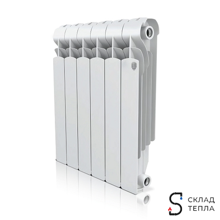 Радиатор алюминиевый Royal Thermo Indigo 500 - 10 секций. Вид 1.