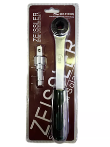 Ключ для разъемных соединений 'американка' 3/8'-1' с трещоткой Zeissler