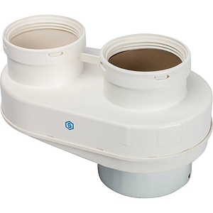 STOUT Элемент дымохода DN80/80 адаптер для подкл. разд. труб (совместимый  Vaillant,Ptotherm New ) 