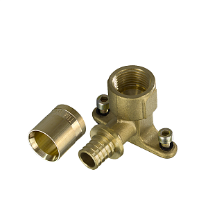 Водорозетка TIM - 16 x 1/2' (комплект с гильзой, 4шт)