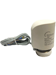 Сервопривод для теплого пола Zeissler M30x1.5 нормально открытый 230v/ 2м M315NO 