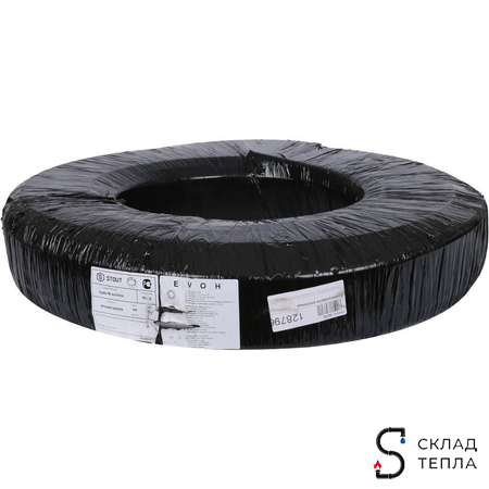 Труба из сшитого полиэтилена STOUT - 20x2,8 (PE-Xa/EVOH, PN10, Tmax 95°C,  бухта 100 м, цвет серый). Вид 8.