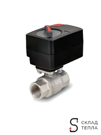 Кран шаровой с электроприводом Zeissler 220В - 3/4". Вид 2.