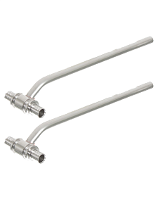 Подключение к радиатору Т-образное TIM - 16 (для труб из сшитого полиэтилена, комплект - 2шт)