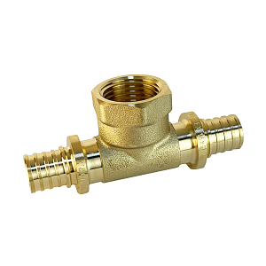 Тройник с внутренней резьбой VALFEX - 20х1/2' (для труб из сшитого полиэтилена)