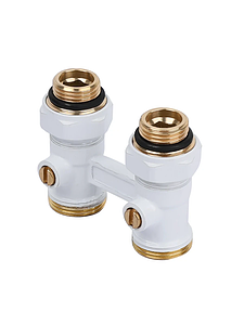 Узел нижнего подключения прямой TIM 3/4' х 1/2' белый