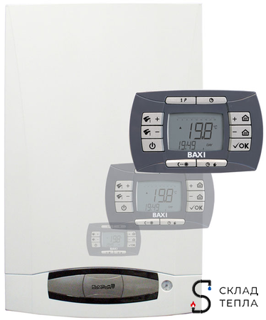Котел газовый настенный BAXI NUVOLA-3 Comfort 320 Fi. Вид 2.