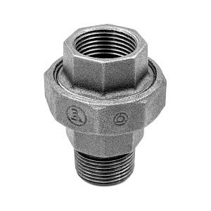 Соединитель прямой американка чугун Ду 15 (1/2") ВР/НР Fittex PLUS (конус) Соединитель прямой американка чугун Ду 15 (1/2') ВР/НР Fittex PLUS (конус)