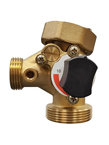 Трехходовой смесительный клапан для насосных групп Zeissler (правый)