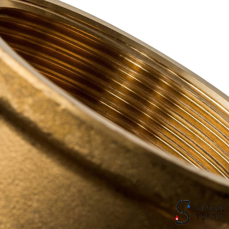 Муфта латунная резьбовая STOUT - 2". Вид 5.