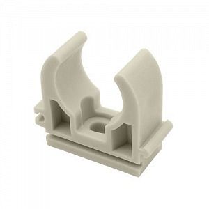 Клипса для труб FV Plast - 16 (для полипропиленовых труб, цвет серый)