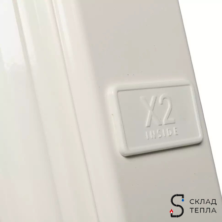 Радиатор стальной KERMI FTV 12 - высота 400 мм, длина 400 мм с нижним подключением. Вид 11.