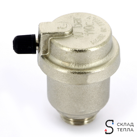 Воздухоотводчик автоматический ITAP 363 - 1/2" (НР, воздухоотвод сбоку, цвет никелированный). Вид 1.