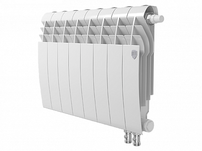 Радиатор биметаллический Royal Thermo BiLiner 350 V Bianco Traffico (Н) (Белый) - 8 секций