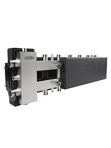 Коллектор котельной разводки 2+2+1 Zeissler 1 1/4' х 1' (с гидрострелкой, нерж. сталь)