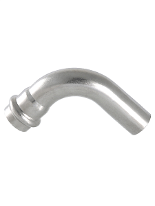 Отвод однораструбный 90° SantechSystems 35 из нержавеющей стали под пресс