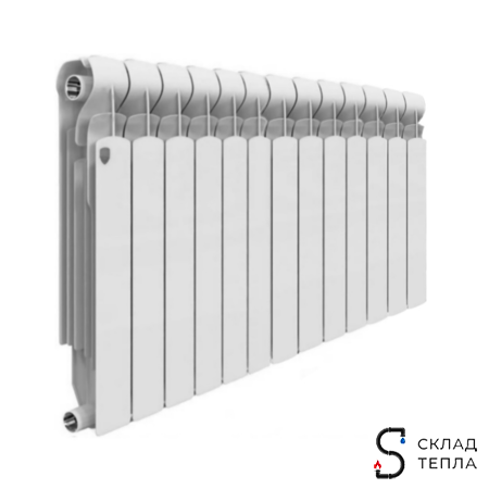 Радиатор биметаллический Royal Thermo Indigo SUPER 500 - 16 секций. Вид 1.