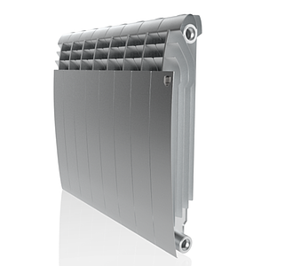Радиатор биметаллический Royal Thermo BiLiner 500 Silver Satin (Серый) - 8 секций