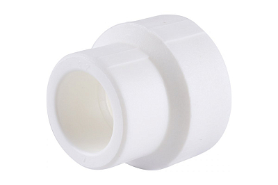 Муфта редукционная VALFEX - 32 x 20 (для полипропиленовых труб под пайку, цвет белый)