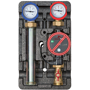 Насосная группа Zeissler с прямым контуром 1' (без насоса)