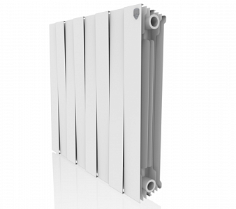 Радиатор биметаллический Royal Thermo PianoForte 500 Bianco Traffico (Белый) - 8 секций