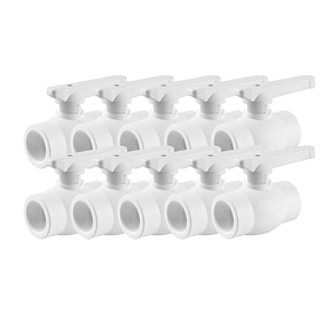 Кран шаровой TIM - 20 (Пайка/Пайка, ручка-рычаг) комплект 5шт