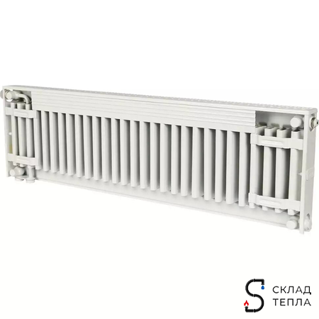 Радиатор стальной KERMI FTV 11 - высота 300 мм, длина 400 мм с нижним подключением. Вид 4.