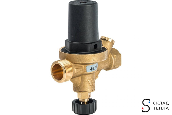 Клапан подпиточный WATTS ALIMAT ALD - 1/2" (ВР/Штуцер, PN10, колпачек пластиковый). Вид 4.