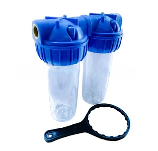 Колба ACR 3P 'Duplex' 10' S 1/2' (прозрачная, трёхсоставная, без фильтров)