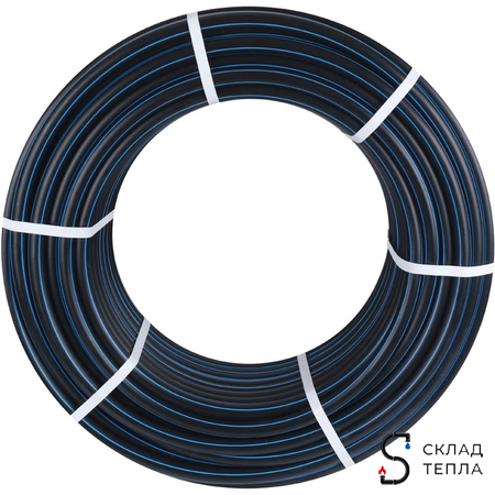 Труба из полиэтилена низкого давления ПЭ80 - 25x2.0 (100м, ПНД, SDR 13.6, PN10, t40°C). Вид 3.