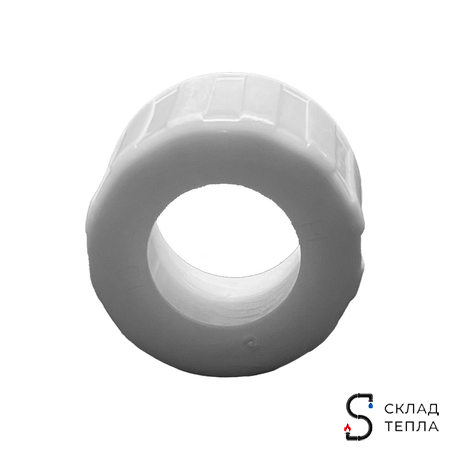 Кольцо с упором РОС белое 16 для труб из сшитого полиэтилена (аналог Uponor и Usystems, 20шт). Вид 9.