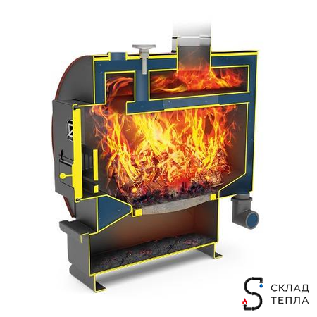 Котел твердотопливный Теплодар УЮТ - 10 кВт. Вид 2.