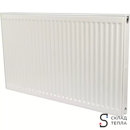 Радиатор стальной KERMI FKO 12 - высота 600 мм, длина 2300 мм с боковым подключением. Вид 1.