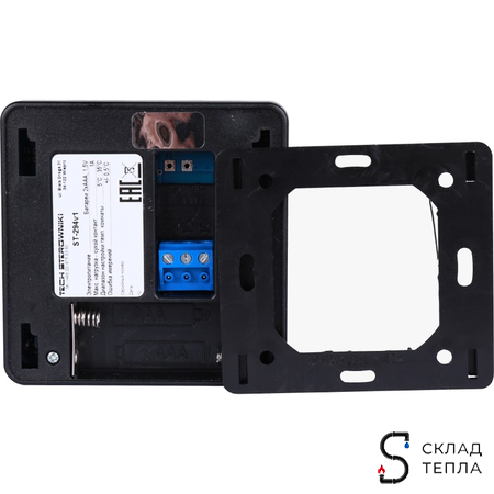 STOUT Проводной комнатный двухпозиционный регулятор ST-294v1, черный. Вид 4.