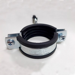 Хомут с резиновым уплотнением в комплекте со шпилькой 1', 32–36 мм