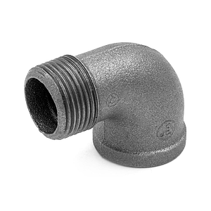 Угольник проходной чугун Ду 15 (1/2') ВР/НР Fittex PLUS (4шт)