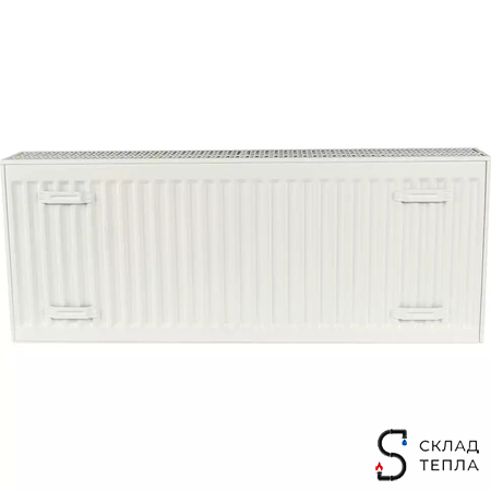 Радиатор стальной KERMI FTV 33 - высота 400 мм, длина 900 мм с нижним подключением. Вид 4.