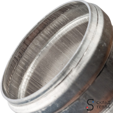 Муфта соединительная для коаксиального дымохода STOUT D60/100 мм. Вид 3.