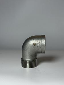 Отвод 90° резьбовой равнопроходный Benarmo (ВР-НР)- 2' (нержавеющая сталь)