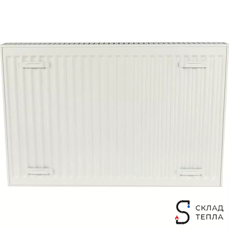 Радиатор стальной KERMI FKO 22 - высота 600 мм, длина 1200 мм с боковым подключением. Вид 4.