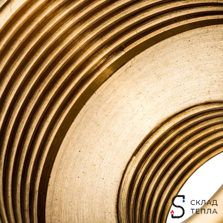 Муфта латунная резьбовая переходная STOUT - 1 1/2" x 3/4". Вид 5.