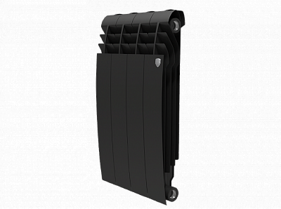 Радиатор биметаллический Royal Thermo BiLiner 350 Noir Sable (Чёрный) - 4 секций Радиатор биметаллический Royal Thermo BiLiner 350 Noir Sable (Чёрный) - 4 секций