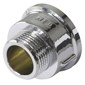 Переходник латунный с внутренней резьбой на наружную TIM - 3/4' x 1/2' (хромированный)