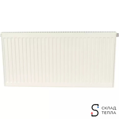 Радиатор стальной KERMI FTV 12 - высота 500 мм, длина 2000 мм с нижним подключением. Вид 2.