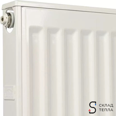 Радиатор стальной KERMI FTV 11 - высота 300 мм, длина 3000 мм с нижним подключением. Вид 6.