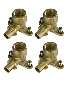 Водорозетка TIM - 20 x 1/2' (для труб из сшитого полиэтилена, 4шт)