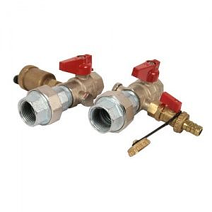 Комплект осечной арматуры котельного контура Meibes - 1'1/2 x 1 (НГ/ВР, для коллектора Поколение 8)