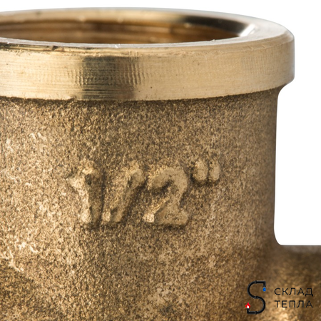Водорозетка латунная резьбовая STOUT - 1/2". Вид 5.