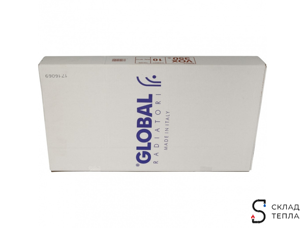 Радиатор алюминиевый GLOBAL VOX R 350 - 10 секций. Вид 3.